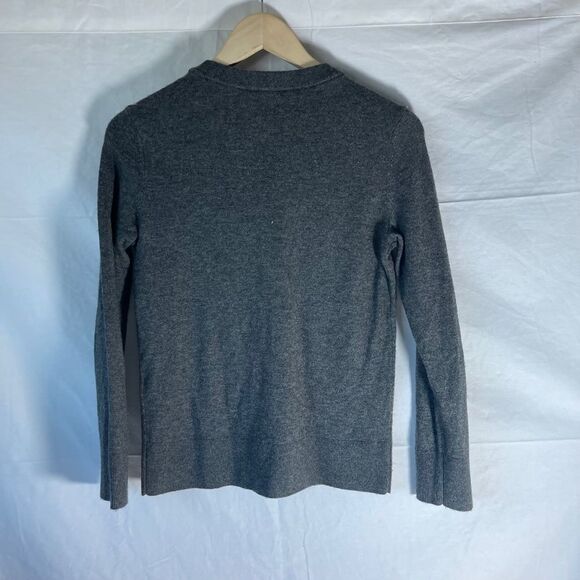 Kate Spade Do Wonders Francois Crystal Embellished Grey Wool Blend Sweat… - Picture 3 of 9